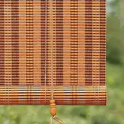 Custom Size Bamboo RollUp Blinds for Home Decor Light Filtering Shades for Privacy, Indoor/Outdoor Use 6 Colors Available