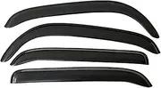 Window Visor Fit for Nissan Cube Z12 2009-2016 Side Window Deflectors Visors Black Rain Guard Door Visor Vent Shades Dark Ventvisor