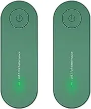 Clairu Air Purifier, Claru Ionic Air Purifier Plug in, Instantly Cleans Air, Filter-Free Purifiers, Portable Air Purifiers for Bedrooms, Home, Office, Toilet, Quiet and Noiseless (green,2pcs)