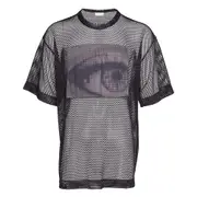 [Dries Van Noten] Open Mesh Black T-Shirt
