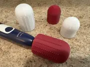 Discreet Massage Applicator Tips - Phillips Electric Toothbrush Travel-Friendly