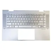 Palmrest Backlit Keyboard For HP Envy 15-ES 15M-ES 15T-ES M45474-001 Silver Case