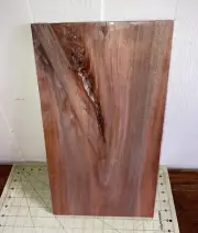 One Piece Hawaiian Ohia Wood w/ Bark Inclusion ~18 3/4 x 10 1/4 x 7/8" (#503)
