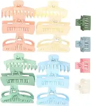 Ipetboom 16pcs Hair Claw Clips Set Assorted for Thick and Thin Hair Chic Design for Everyday Use for Women Versatile Colors for All Occasions
