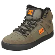 DC Shoes Pure High-top Wc Winter Mens Casual Trainers in Dusty Olive