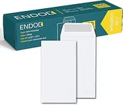 #1 Coin Envelopes - 500 Count with Gummed Seal - Small Envelopes 2.25x3.5 inch - White Money Envelopes for Coins, Seeds, Jewerly, Small Parts - Coin Collectioning Envelopes - 28lb Paper Seed Envelopes