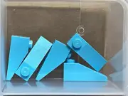 LEGO Parts - Medium Azure Slope 33 3 x 1 - No 4286 - QTY 5