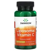2 X Swanson, Liposomal Vitamin C, 1,000 mg, 60 Tablets