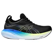 Mens Asics Gel-Nimbus 25 Black/Glow Yellow Athletic Running Shoes