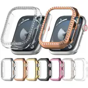 38/40/41/42/44/45mm Protective Case Electroplated PC Skeleton Case for iWatch 9