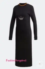 ❤️ADIDAS ORIGINALS Gorgeous Long Dress Trefoil RITA ORA Firebird, US - SMALL