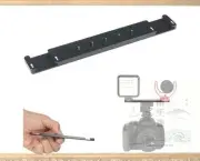 Camera Cold Shoe Plate Adapter Photography Auxiliary Extension DIY Fixed Cheese