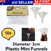 10 x Plastic Mini Funnels For Perfume Diffuser Bottle Mini Liquid Oil Dropper