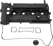 X AUTOHAUX Engine Valve Cover for Ford Focus 2.0L 2012-2014 Valve Rocker Cover with Gasket, Bolt, Oil Cap and Spark Plug Tube Seal No.CM5Z6582AH Plastic 1 Set