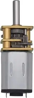 2pcs 3V 6V 12V Micro DC Geared Motor 15~3000 RPM0.2 0.7 2.4W 3.75~2000g.cm Metal GearLow Speed Small Motor Intelligent Car(1000RPM_12V)