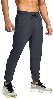 [JENOANY] Mens Joggers Track Pants Golf Pockets Stretch Tapered Running Sweatpants Gym Jogging Workout Cooling Pants