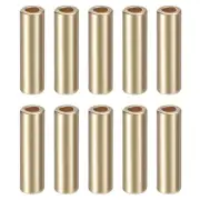 10Pcs 25mm Alloy Cord End Lock Rope Fastener End Stoppers for Lanyard, Gold