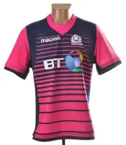 SCOTLAND NATIONAL TEAM RUGBY UNION SHIRT MACRON SIZE M ADULT