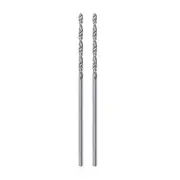 2pcs 1.1mm C3/K10 Tungsten Carbide Precision Straight Shank Twist Drill Bit