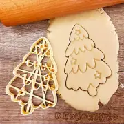 Christmas Tree With Decorations Christmas Snowman Snow Jesus Angel Cookie Cutter