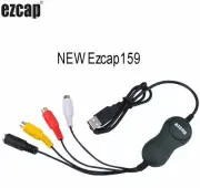 Ezcap USB 2.0 video Capture Card Converter,VHS,V8,Hi8,Camcorder to PC Win10 Mac