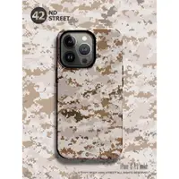 在飛比找ETMall東森購物網優惠-AOR1迷彩雙層手機殼適用iphone15promax新款軍