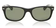 Ray-Ban RB2132 New Wayfarer Polarized 901/58 Men's Sunglasses Black Size 52