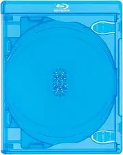 COMCOM BD Case (Blu-ray Case) Holds 6 Cards, Includes Bluray Logo, Set of 5, Clear Blue
