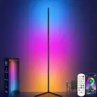 Corner Floor Lamp, RGB LED Corner Lamp with Music Sync, Smart App and Remote ...