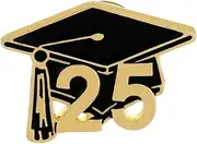 [lutuzaai] Ggraduation Season Enamel Brooches Doctorial Hat Diploma Class Of 25 Design P For Student Gift