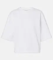 [Rohe] Róhe Logo cotton jersey T-shirt UK 14 white