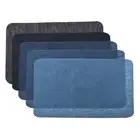 5 Pack Denim Iron-On Patches for Clothes Jeans 9.8" x 5.9", Multicolored