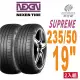 【NEXEN 尼克森】SUPREME 低噪/超耐磨性輪胎二入組235/50/19(安托華)