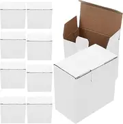 Alipis 10pcs Box Large Boxes for Moving Laptop Shipping Boxes Shipping Containers Mailer Boxes Empty Boxes for Moving Packing Boxes Cardboard Storage Bins Boxes for Packaging White Paper