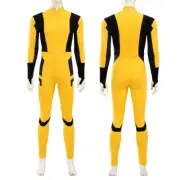 Movie Deadpool 3 Logan Cosplay Costume Hero Wolf Wolverine Jumpsuit Claws Outfit