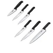 Victorinox Cooks Carving Knife Fibrox Handle (Black) - 25cm
