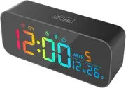 Alarm Clocks for Bedrooms Heavy Sleepers, Digital Clock with Night Light,Dual Al