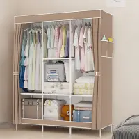在飛比找松果購物優惠-【簡易組裝！輕巧便攜】 DIY收納衣櫥 簡易衣櫥 DIY衣櫥