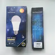 2.4G RF Remote Control LED Light Bulb Dimmable Timing Color AC 85-265V E27 9W