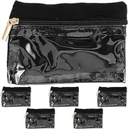 LUOZZY 6pcs Compact Zippered Jewelry Organizer Pouches Portable Lightweight for Necklaces Bracelets Rings Storage Womens Travel Essential