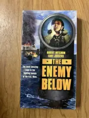 The Enemy Below (VHS, 1991) Robert Mitchum, Kurt Jergens. NEW, factory sealed.