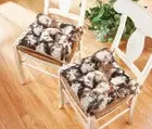 Set Of 2 Tapestry Kitty Cat Meow Kitten Kitchen Chair Pads Cushions Home Decor