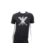 EMPORIO ARMANI 漸層膠片老鷹標誌黑色短袖T恤 TEE(男款)
