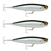 3x Rapala 13cm Precision Xtreme Pencil EXO Topwater Fishing Lures - Tarpon