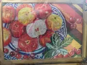 Printed needlepoint kits Tapestry Canvas 30x40 cm Apples Rto