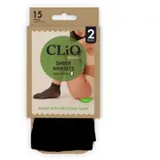 Clio Anklets Assorted Black each