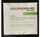 Goldfaden MD Doctor’s Body Scrub - 6.7 oz - Retail $86 New In Box