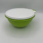 Tupperware Thatsa Bowl Mini 6 Cup Mixing Container Green With White Seal !