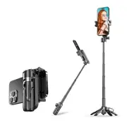 FUNSNAP Selfie Stick Tripod Mini with Remote, Extendable Grip Tripod 3 in 1 P...