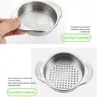 304 Stainless Steel Can Colander Slip-Proof Handles 3.2inch Tuna Strainer Useful